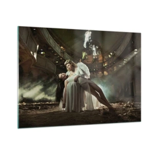 Obraz na skle - Duch starého divadla - 100x70 cm