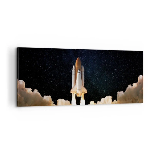 Obraz na plátne - Ad astra! - 100x40 cm
