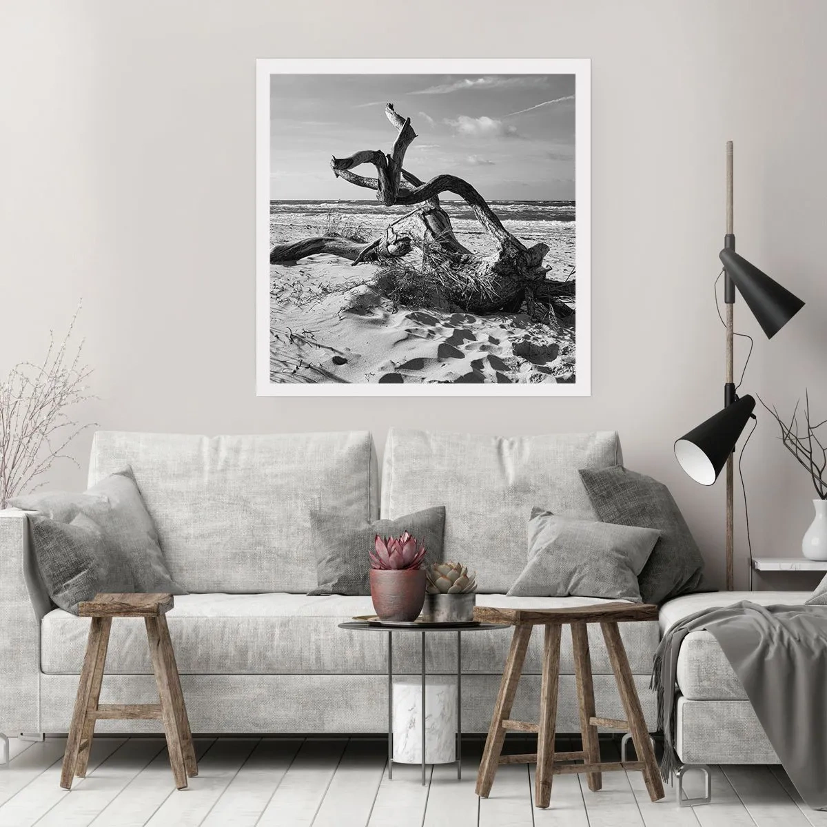 Plagát - Morská socha - 60x60 cm