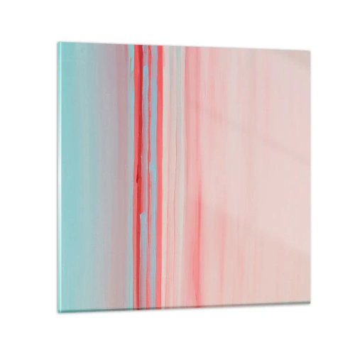 Obraz na skle - Abstrakcia za úsvitu - 60x60 cm