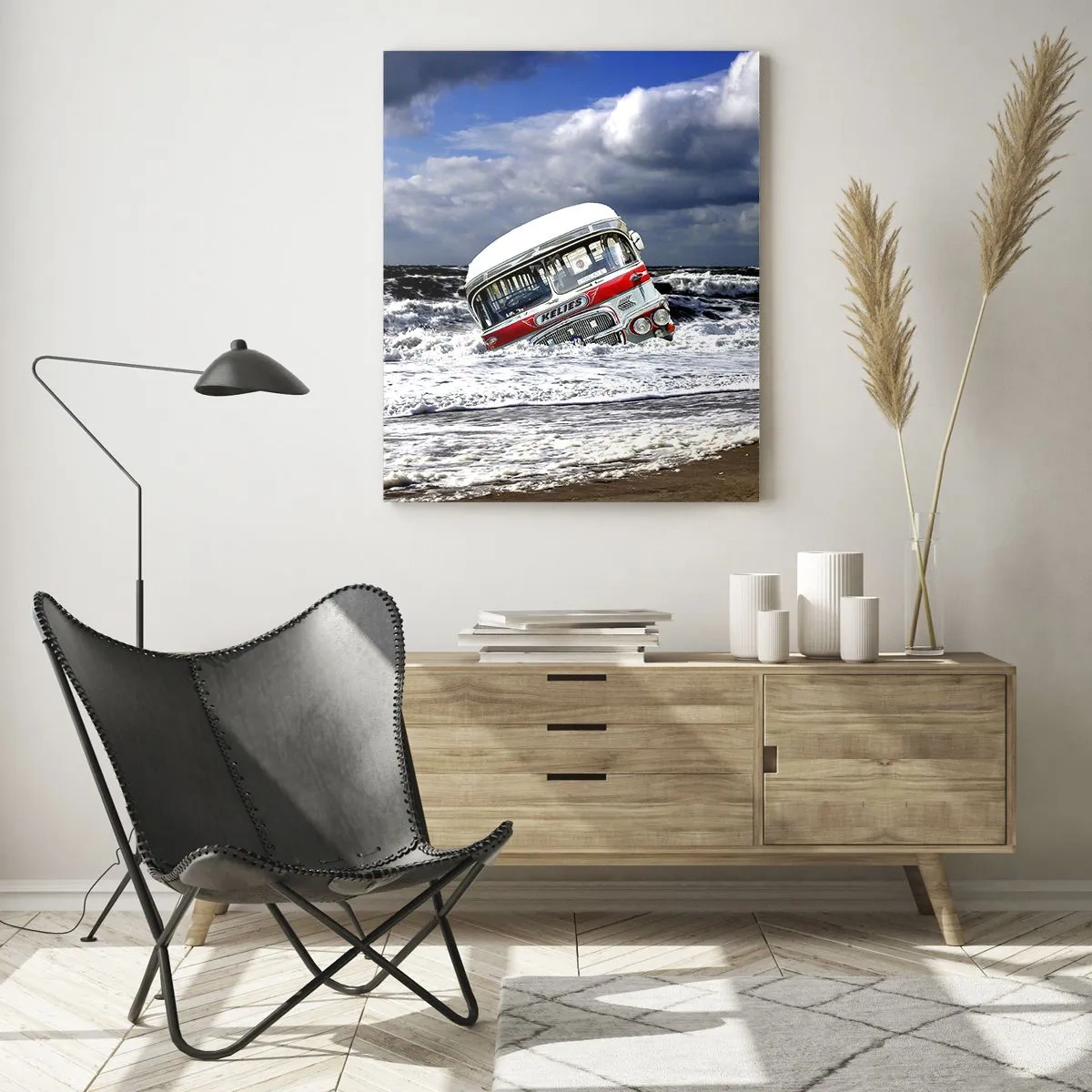 Obraz na skle - A čomu sa čuduješ? - 50x70 cm