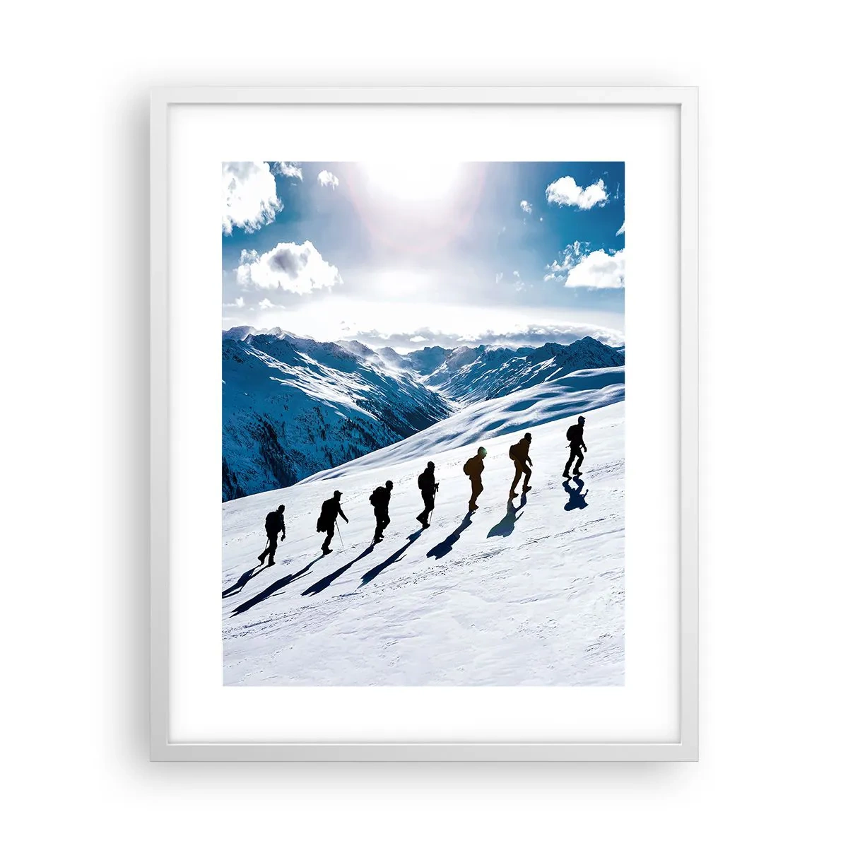 Plagát v bielom ráme - Tím dobývateľov - 40x50 cm