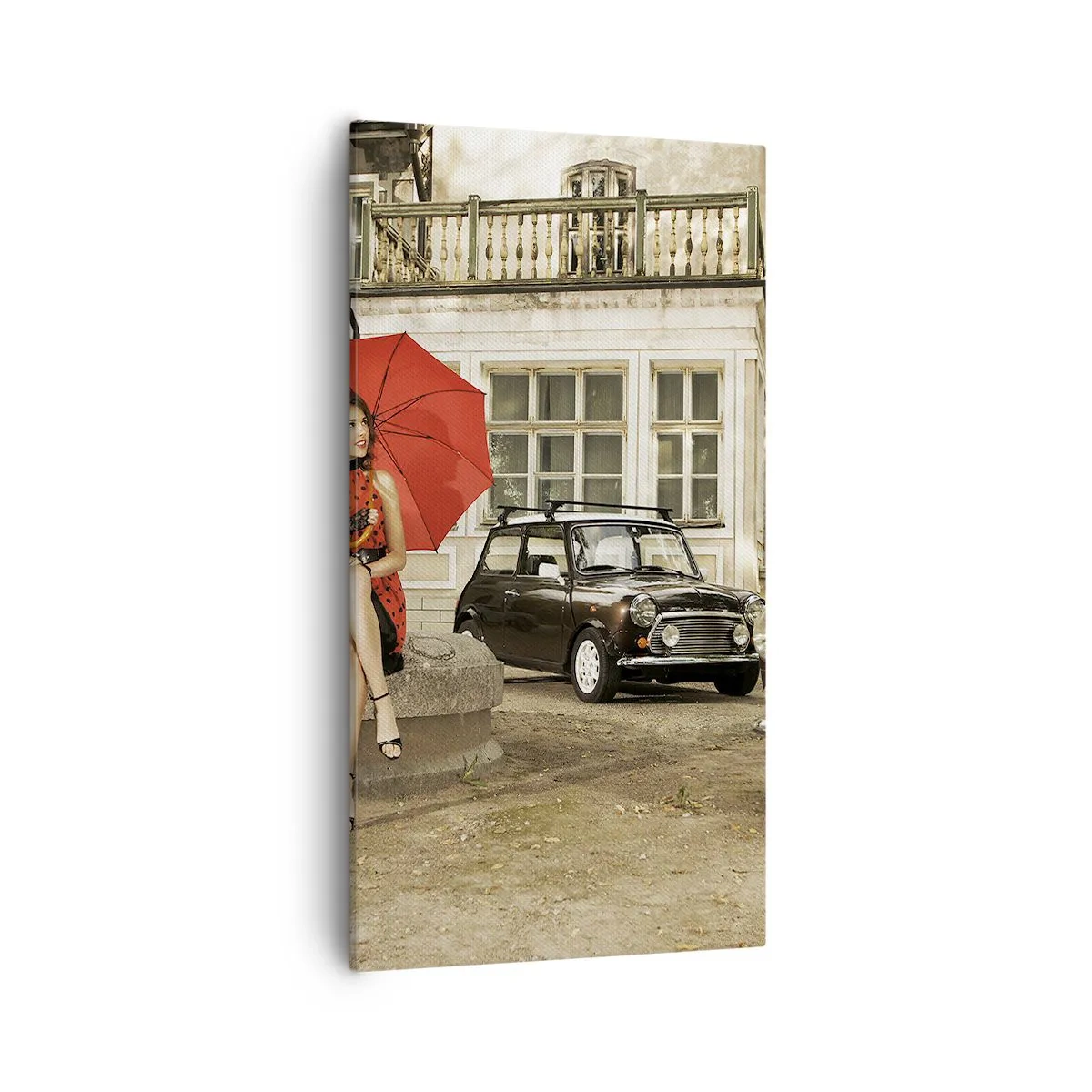 Obraz na plátne - Sentimentálne mini cestovanie - 55x100 cm