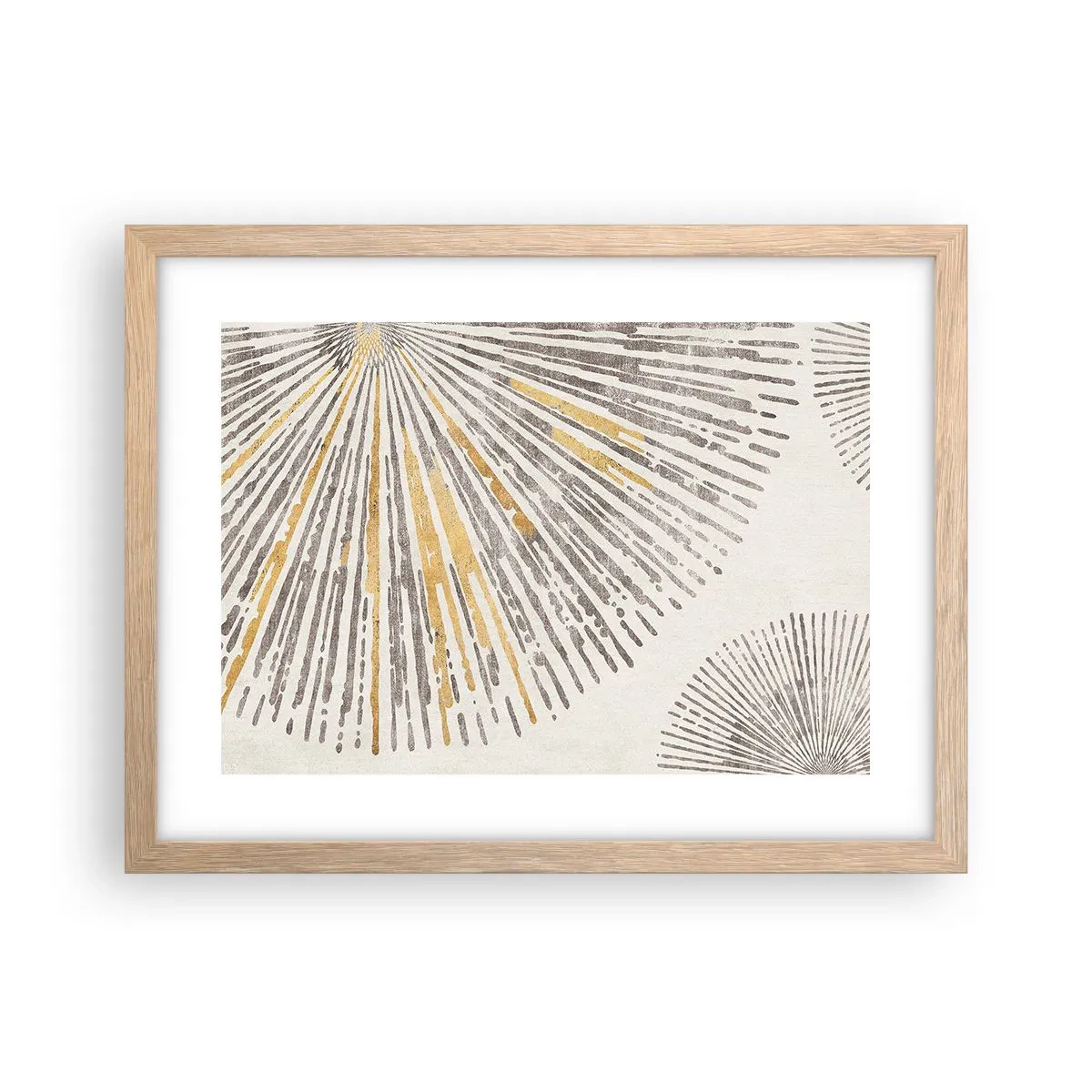 Plagát v ráme zo svetlého duba - Krása lúča - 40x30 cm