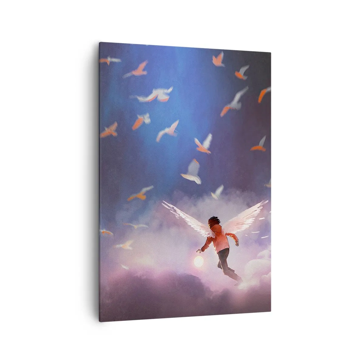 Obraz na plátne - Treba mať odvahu a predstavivosť - 70x100 cm