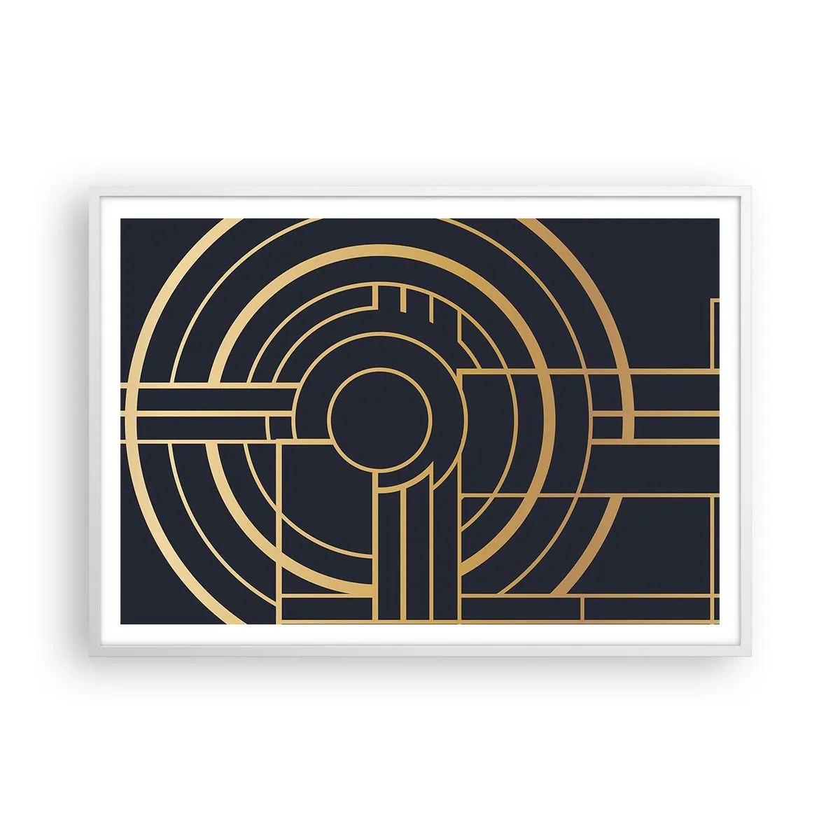 Plagát v bielom ráme - Obraty udalosti - 100x70 cm