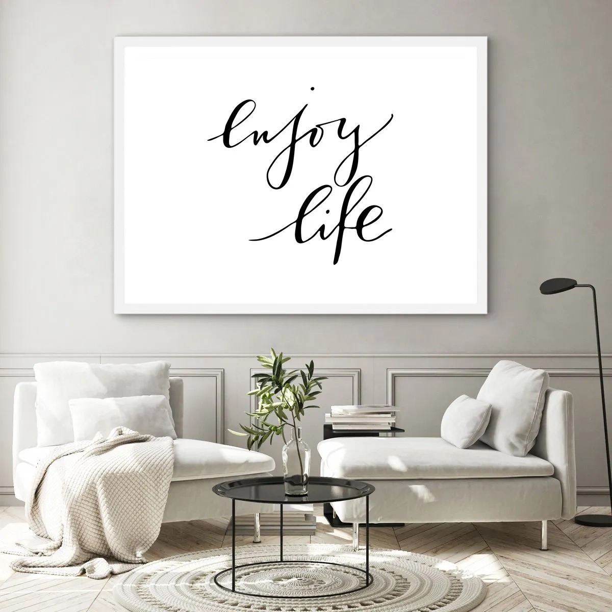 Plagát v bielom ráme - Niet čo dodať… - 91x61 cm