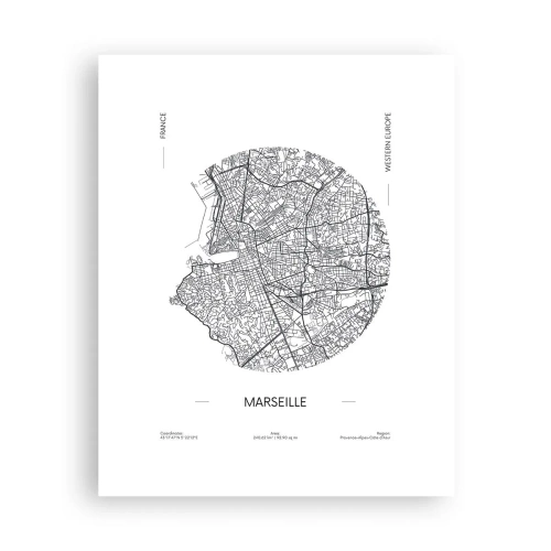 Plagát - Anatómia Marseille - 40x50 cm