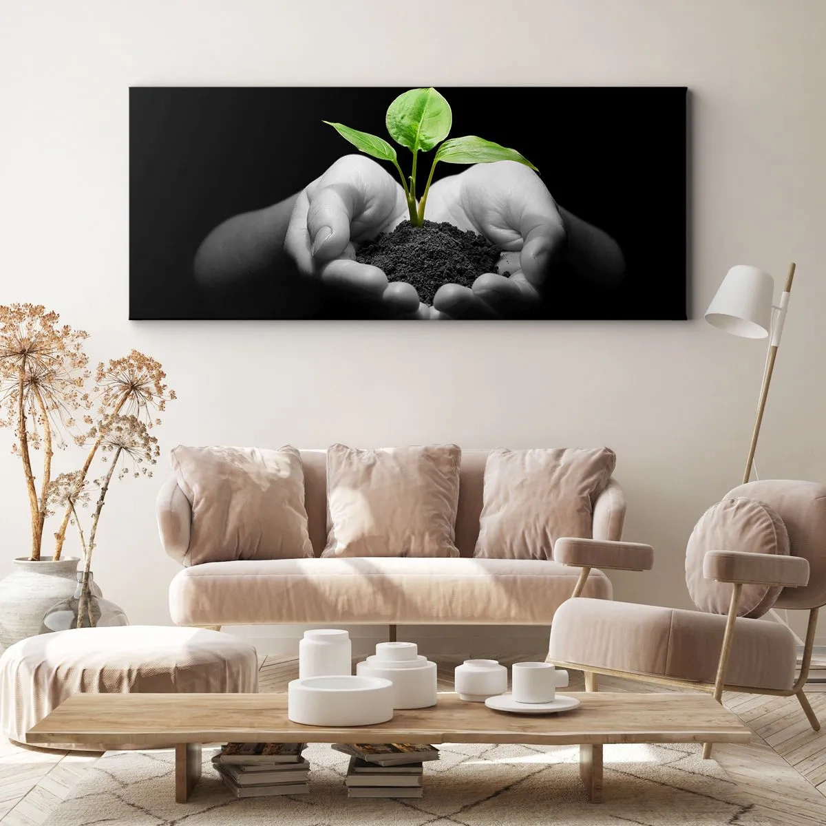 Obraz na plátne - Milujem prírodu, chránim ju - 160x50 cm