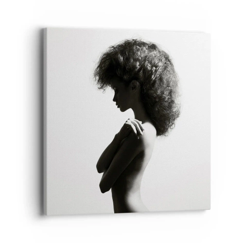 Obraz na plátne - Ako kvetina na štíhlej stonke - 40x40 cm