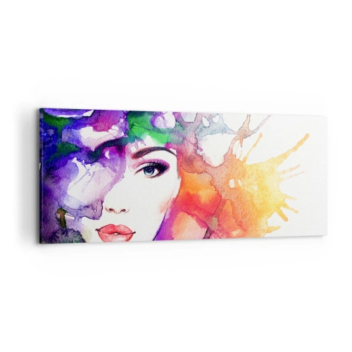 Obraz na plátne - S hlavou v oblakoch - 120x50 cm