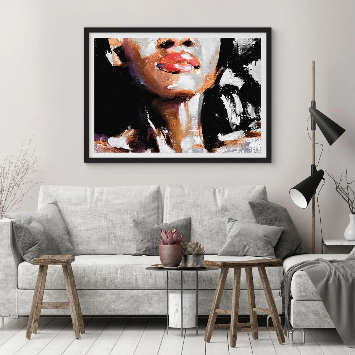 Plagát v čiernom ráme - Hrdosť bez predsudkov - 100x70 cm