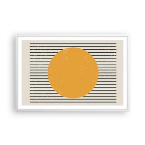 Plagát v bielom ráme - Sila jednoduchosti - 91x61 cm