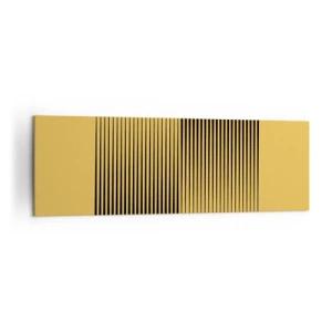 Obraz na plátne - Štvorec protikladov - 160x50 cm