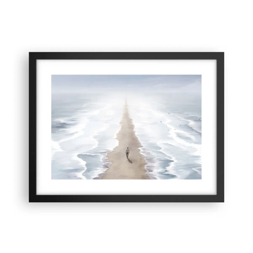 Plagát v čiernom ráme - Svetlá budúcnosť - 40x30 cm