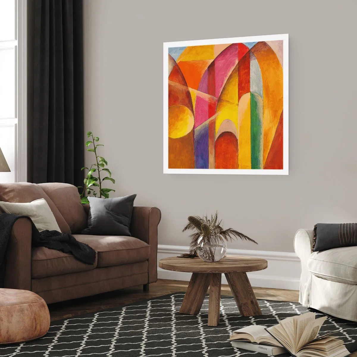 Plagát - Katedrála slnka - 60x60 cm