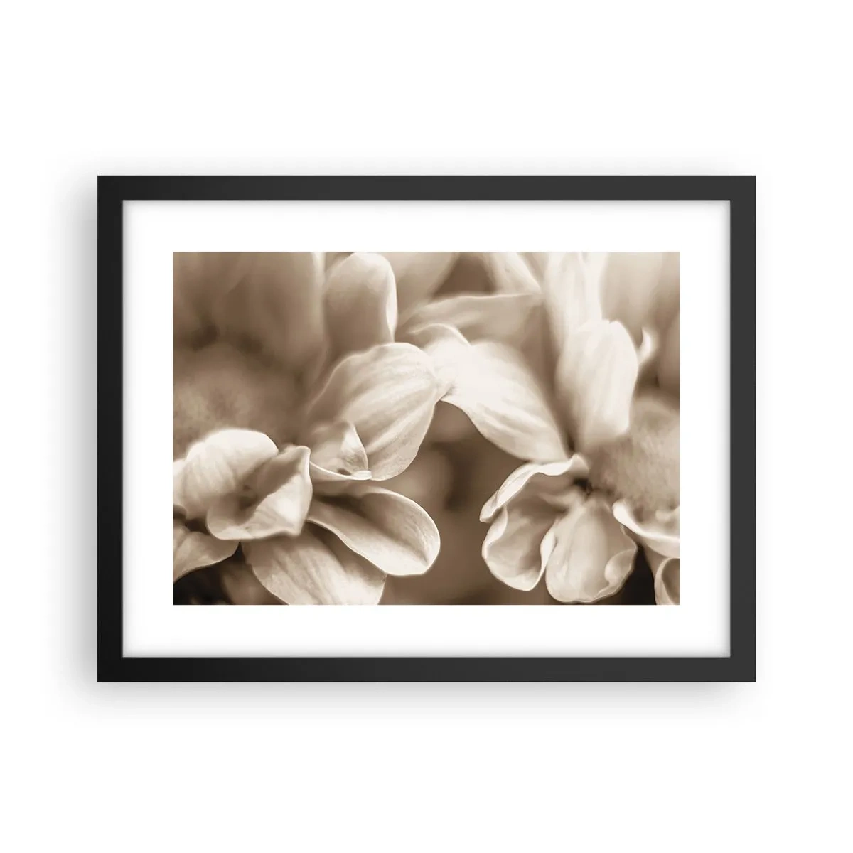 Plagát v čiernom ráme - Nežné ako úsmev - 40x30 cm