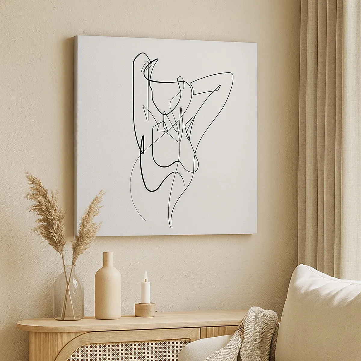 Obraz na plátne - Ty si záhada… - 30x30 cm