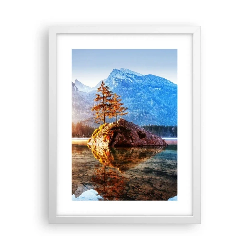 Plagát v bielom ráme - Príroda v novom svetle - 30x40 cm