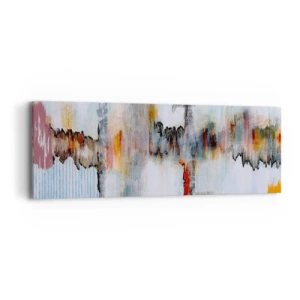 Obraz na plátne - Paličkou po vode - 90x30 cm