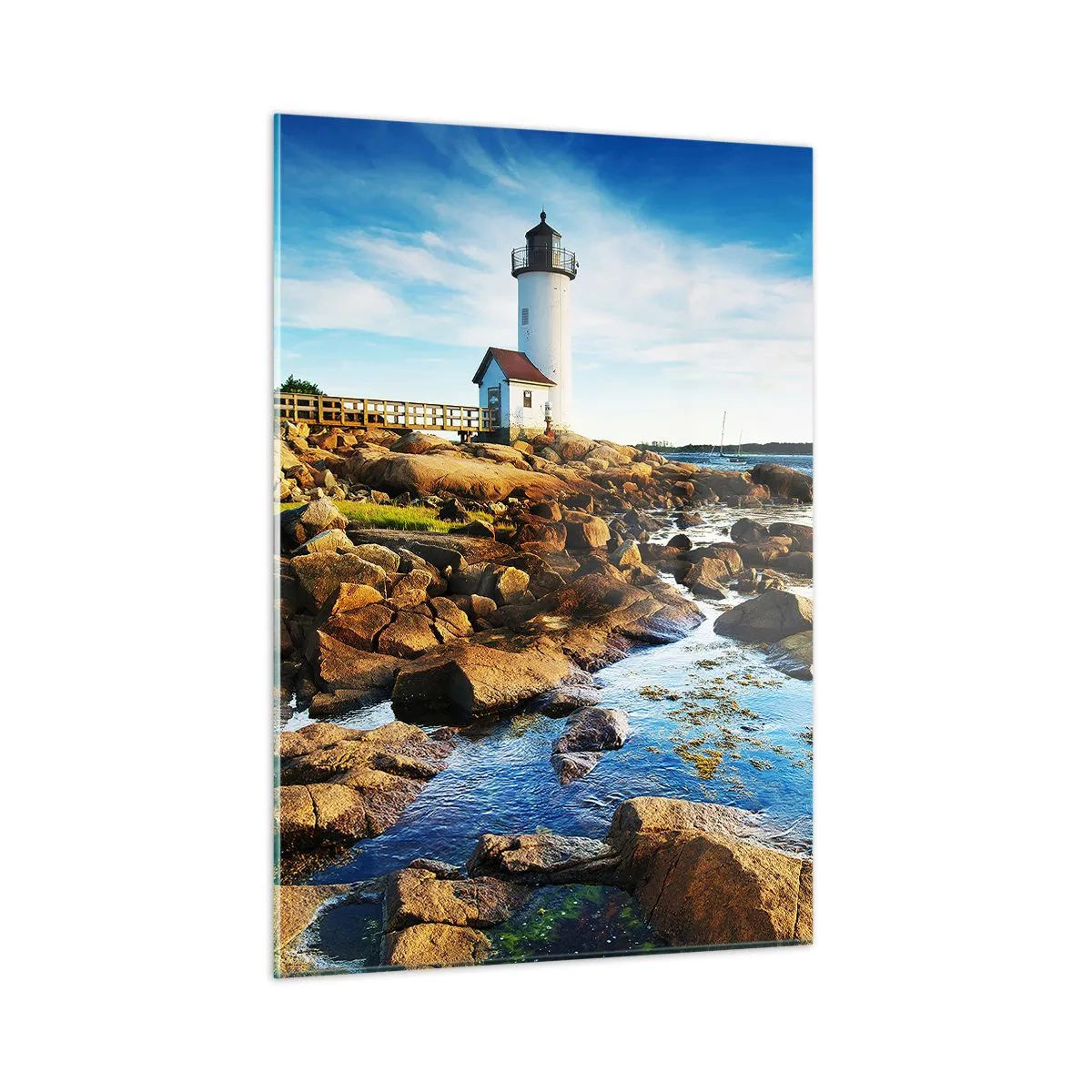 Obraz na skle - Vráťte sa šťastne, čakám - 50x70 cm