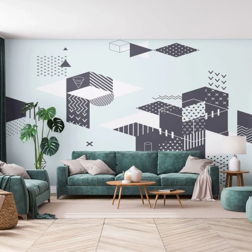 Fototapeta Standard Eco - V duši matematika - Abstrakcia, Kus, Moderný vzor - 300x210 cm