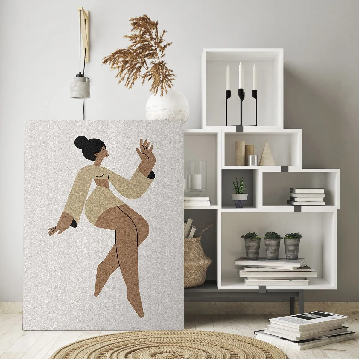 Obraz na skle - Tvar pôvabu - 80x120 cm