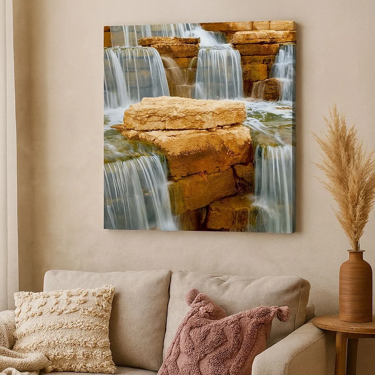 Obraz na plátne - Schody do neba - 30x30 cm