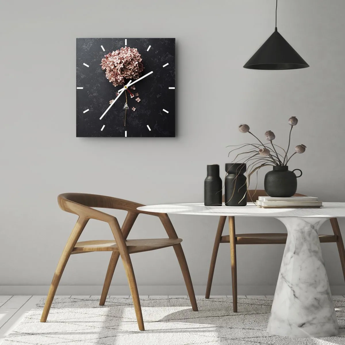 Nástenné hodiny - Skutočne romantické znamenie - 40x40 cm