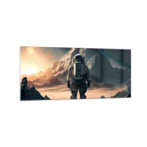 Obraz na skle - Nová výzva - 120x50 cm