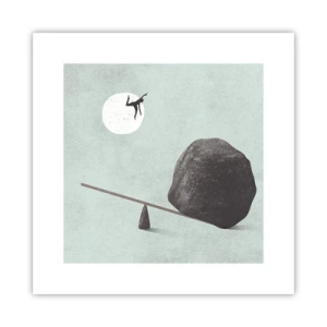 Plagát - Splnený sen - 30x30 cm