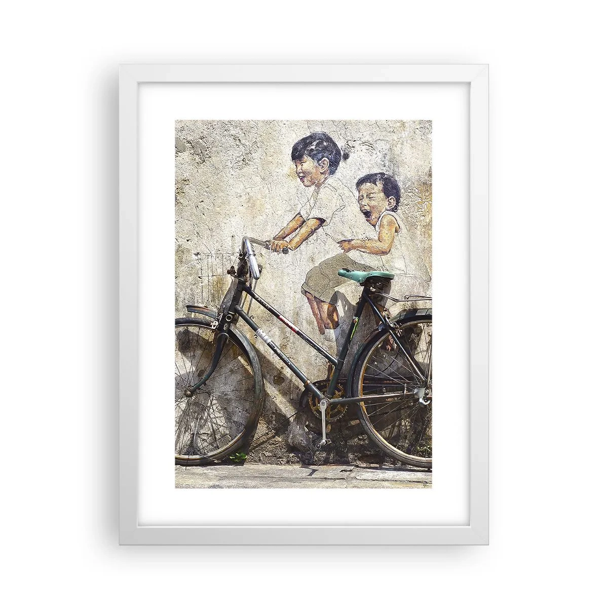 Plagát v bielom ráme - Pravda alebo klam? - 30x40 cm