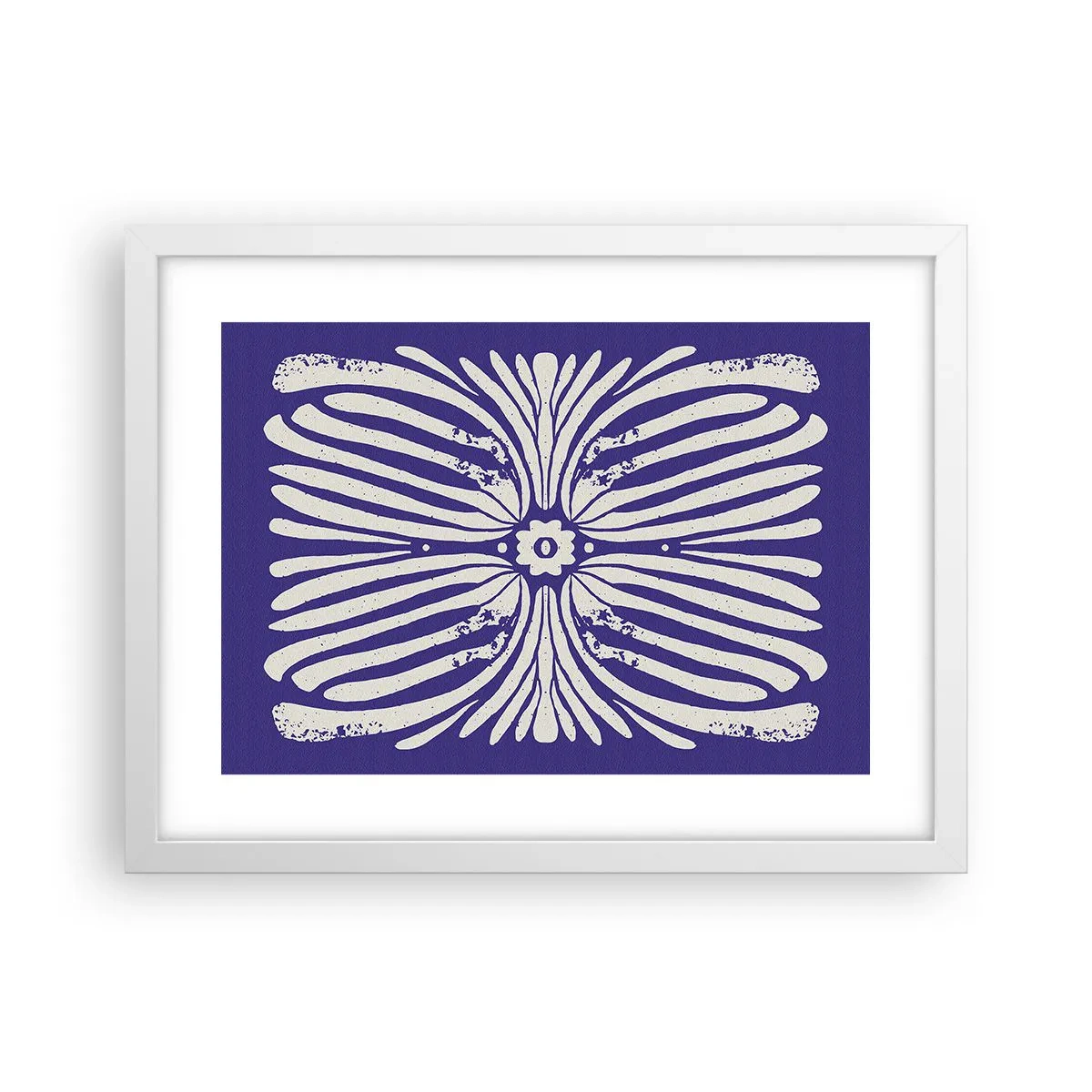 Plagát v bielom ráme - Etnické inšpirácie - 40x30 cm