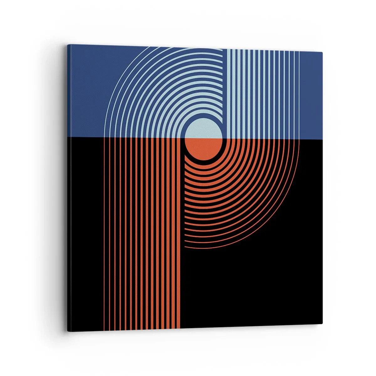 Obraz na plátne - V geometrickom objatí - 70x70 cm