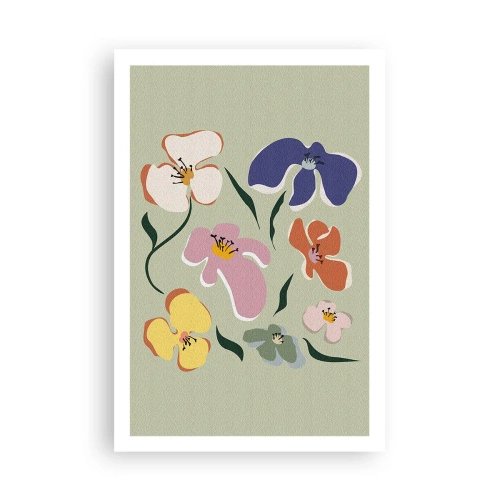 Plagát - Fialky - 61x91 cm