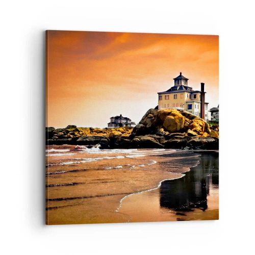 Obraz na plátne - Elegancia západného pobrežia - 70x70 cm