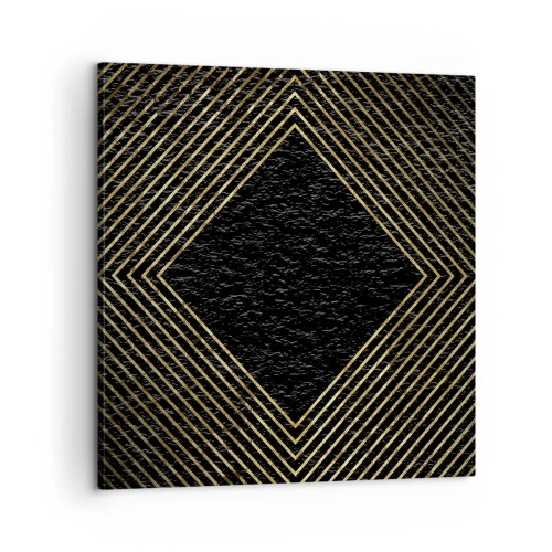 Obraz na plátne - Geometria v štýle glamour - 60x60 cm