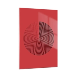 Obraz na skle - Kruhový pohyb - 50x70 cm