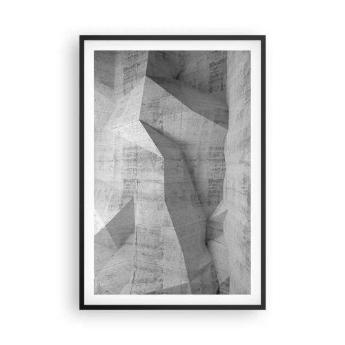 Plagát v čiernom ráme - Skutočná výzva - 61x91 cm