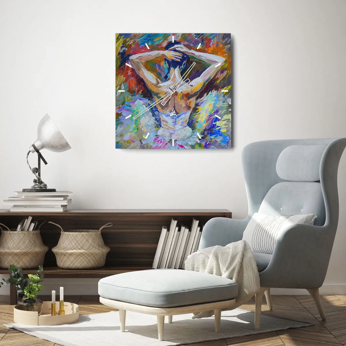 Nástenné hodiny - To môže byť všetko - 40x40 cm