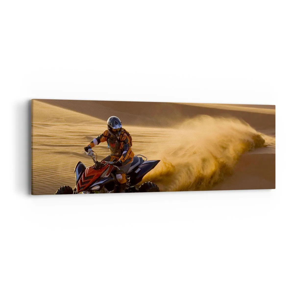 Obraz na plátne - Na vlnách piesku - 90x30 cm