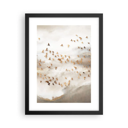 Plagát v čiernom ráme - Už je čas... - 30x40 cm