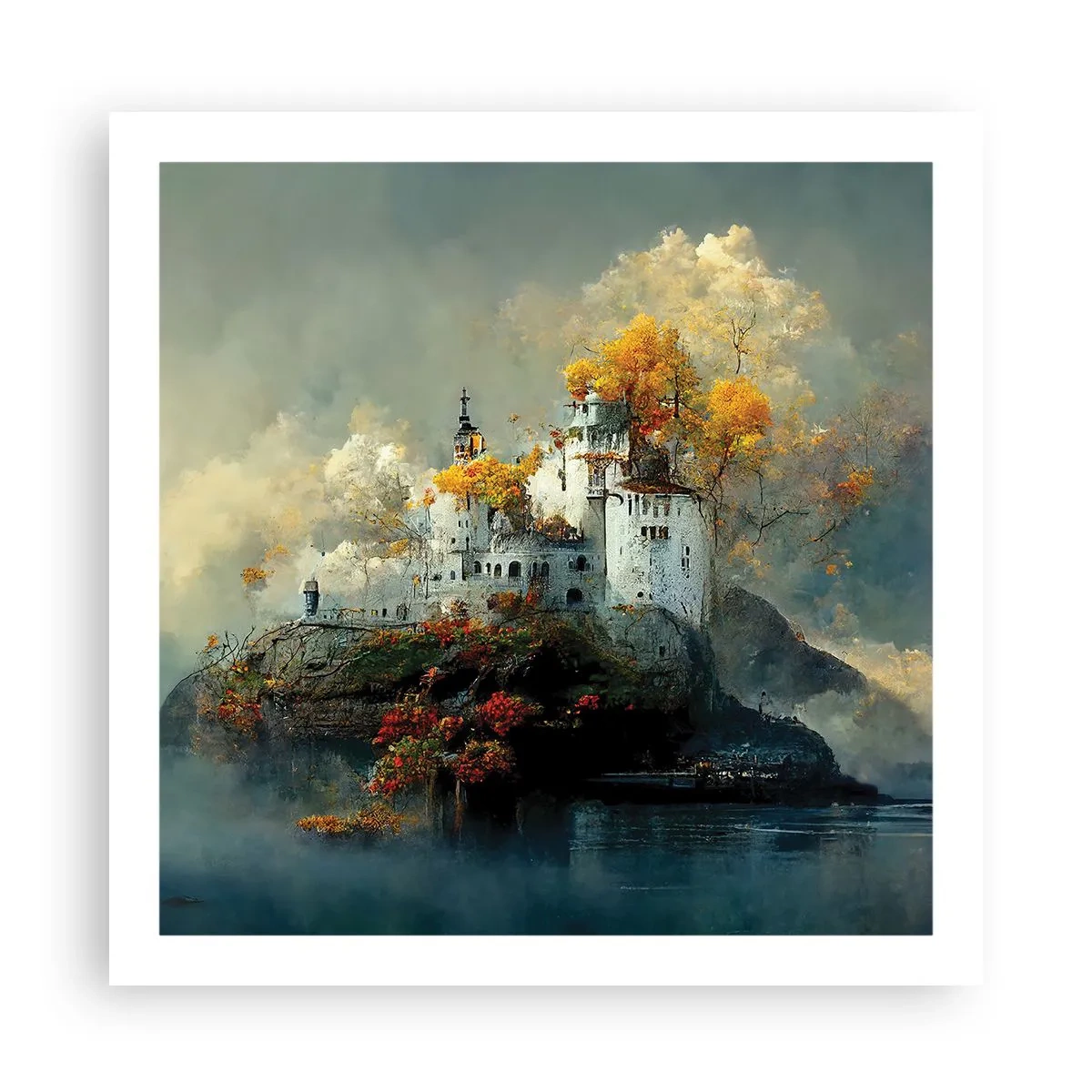 Plagát - Začiatok romantického príbehu - 60x60 cm