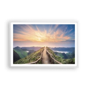 Plagát v bielom ráme - Blízko neba - 91x61 cm