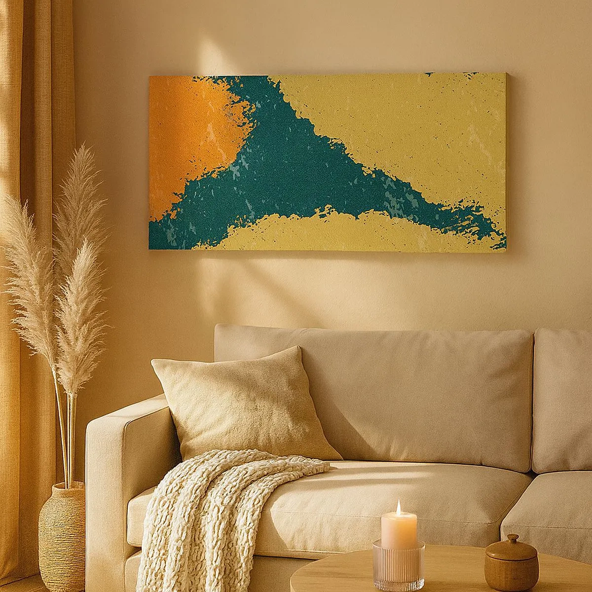 Obraz na plátne - Abstrakcia – spomalený pohyb - 100x40 cm