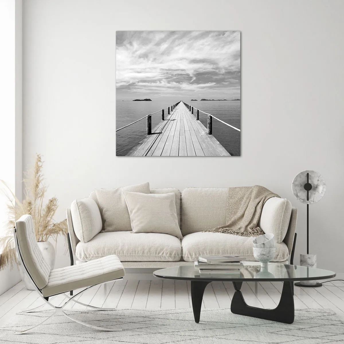 Obraz na skle - Čo tak cesta… - 60x60 cm