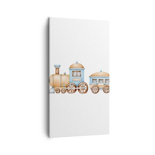 Obraz na plátne - Na dráhe stojí… - 45x80 cm