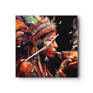 Nástenné hodiny - Magický rituál - 40x40 cm