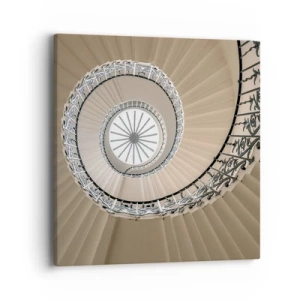 Obraz na plátne - Vnútri mušle - 40x40 cm