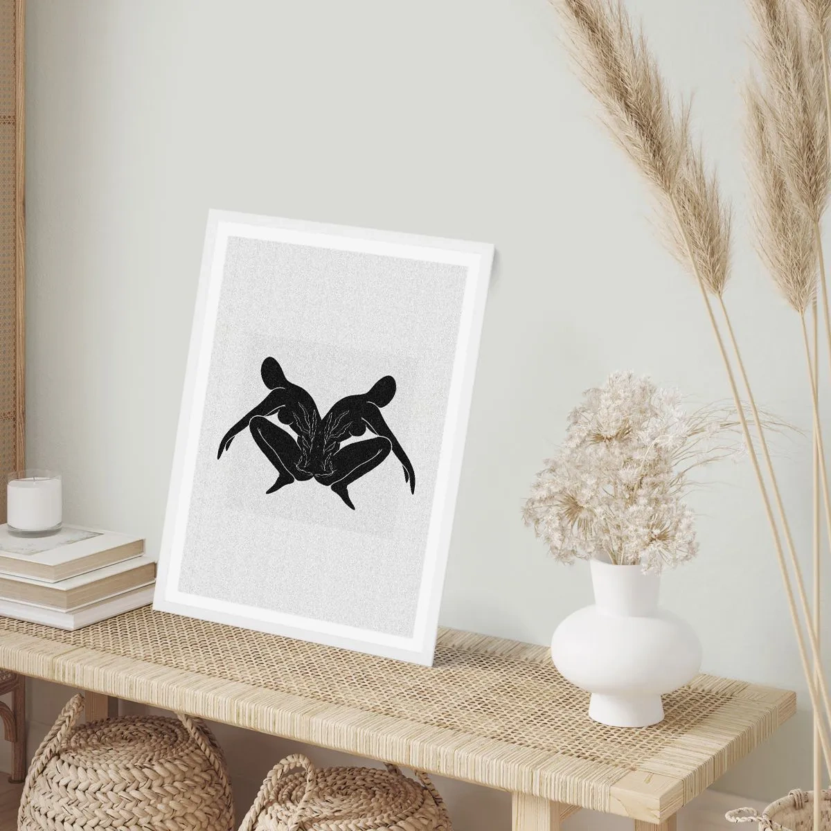 Plagát v bielom ráme - Spoločná duša - 61x91 cm